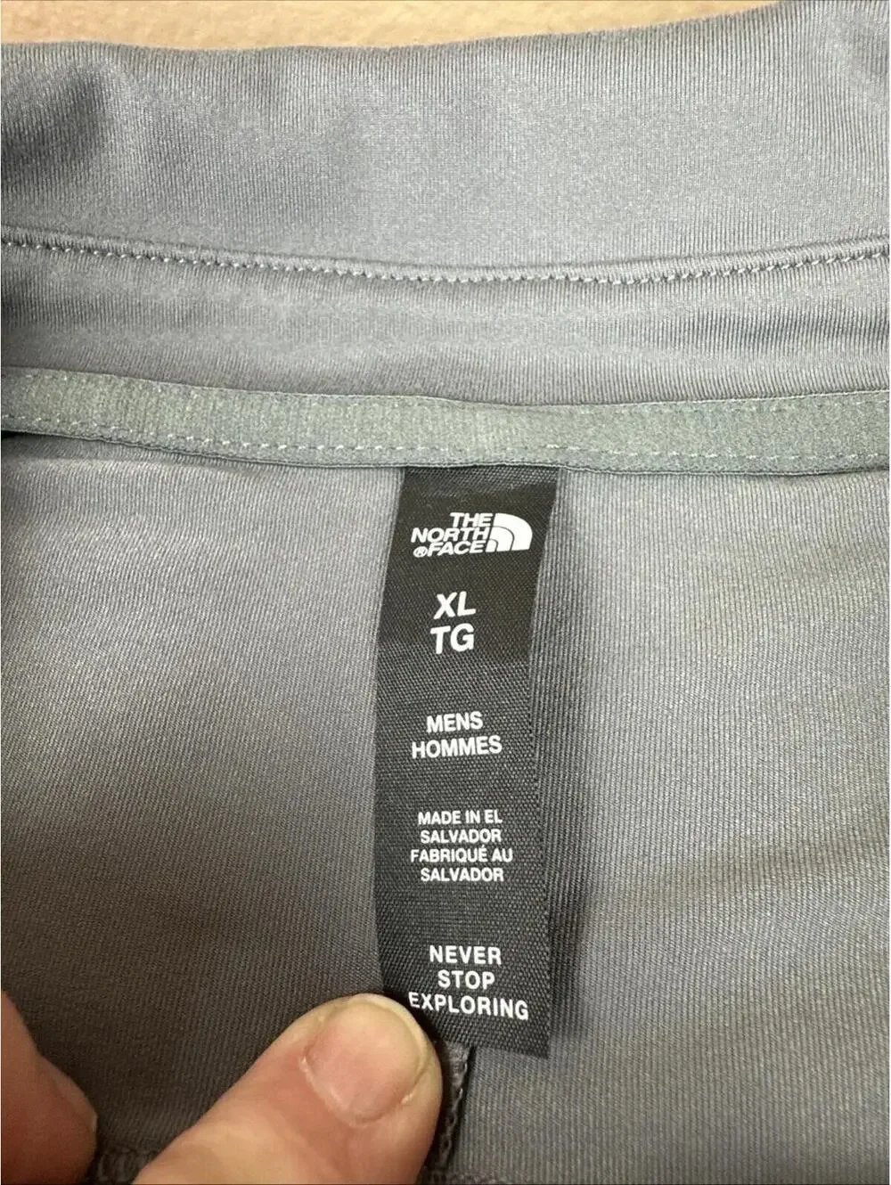 The North Face Men’s Grey Polo Shirt Sz Xl